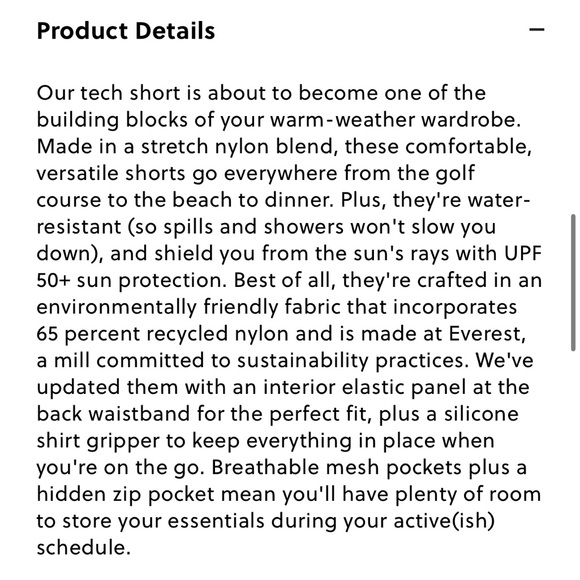 J. Crew 9” Tech Short 29 Navy - Picture 2 of 8